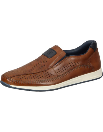 Buty męskie wsuwane Rieker Tęgość G 1/2 kolor: brązowy