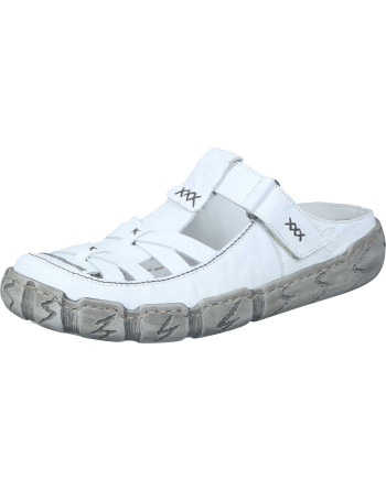 Buty damskie zapinane na rzep Rieker Tęgość F 1/2 kolor: biały