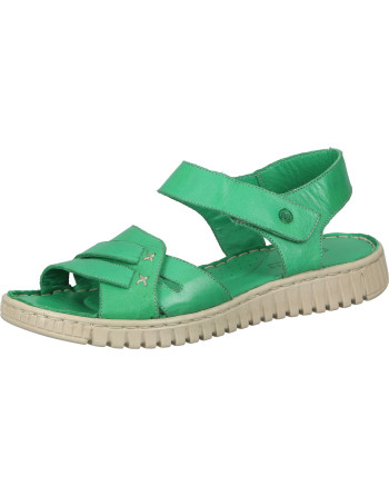Buty damskie zapinane na rzep Manitu normalna tęgość kolor: zielony