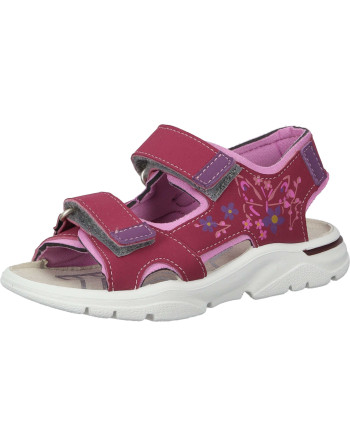Buty dziecięce zapinane na rzep Ricosta normalna tęgość kolor: różowy