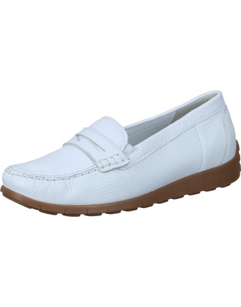 Buty damskie wsuwane Waldläufer Tęgość H kolor: biały