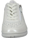 Buty damskie zapinane na zamek Comfortabel wygodna tęgość kolor: biały