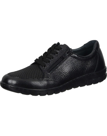 Buty męskie zapinane na rzep Comfortabel wygodna tęgość kolor: czarny